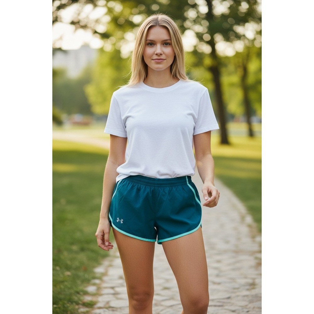 Under Armour‎ YXL Women's  Dark Teal Athletic Shorts